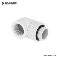 Adaptateur pivotant à 90 degrés Barrow G1/4 ", connecteur de refroidissement liquide pour ordinateur, TWT90-v2.5