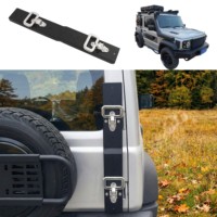 Pour Suzuki Jimny 2018+ 3 ou 5 portes, marchepied pliable pour hayon, pédale d'escalier, accessoires extérieurs de style