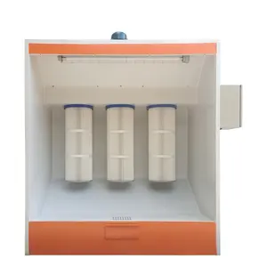 New design powder spray booth widely use in car parts spray line made in China