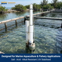 Tuyau de surélévation pour forage en PVC-U OEM SCH40 SCH80 PN10 PN12.5, résistant aux UV, haute pression PH2-12, fileté, pour aquaculture marine