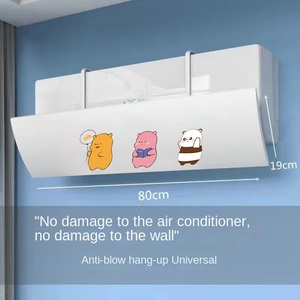 ตัวนำลมพลาสติกแข็งติดผนังแบบสากลสำหรับเครื่องปรับอากาศป้องกันโดยตรง - Product Image 2