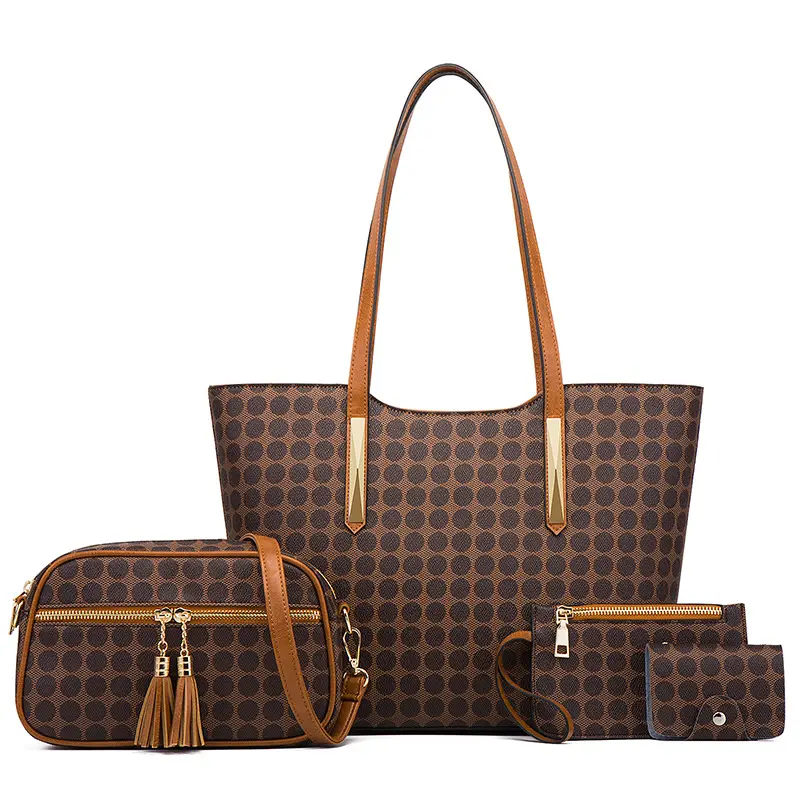 Designer Luxury Classic Manufacturer Business Ladies Handbags Custom Logo Hand Bag Pu Leather Fashion Womens Tote Bags