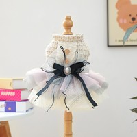 Robe pour petit animal de compagnie, chiot, chat, mignonne, parfumée, style décontracté, automne-hiver