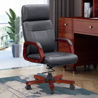 Chaise de bureau exécutive moderne ergonomique à dossier haut en cuir, pivotante, réglable en hauteur, avec mécanisme électrique, chaise de conférence