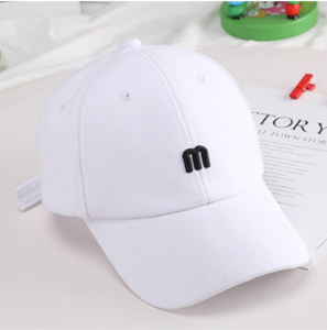 South Korean version of the parent-child simplified M letter embroidered baseball cap summer sunblock breathable boys and girls - Product Image 6