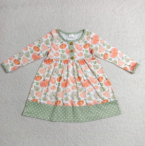 Tenue 2 pièces pour petite fille avec imprimé fantôme, canard et citrouille pour Halloween, t-shirt à manches longues et pantalon évasé à cloche - Product Image 4