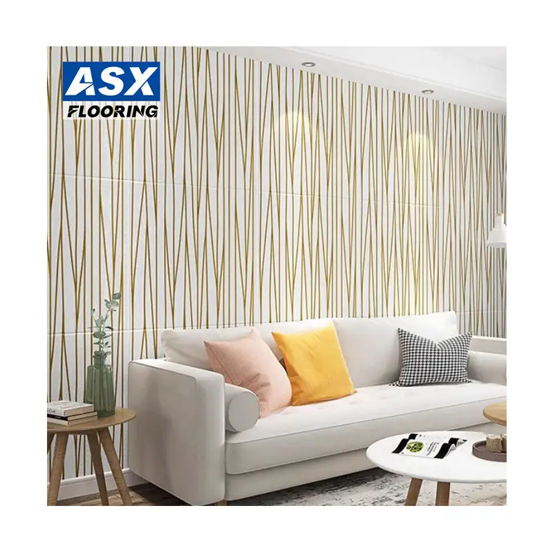 3d-Wand-Schaum-Aufkleber Heim-Design Heimdekor abziehen und aufkleben PVC 3d-Wandpapier 3d-Wellenwandpaneel