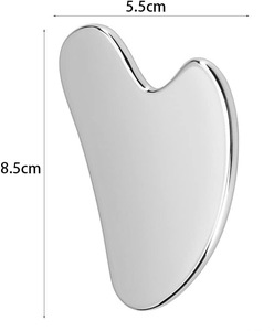 Outil Gua Sha en acier inoxydable en forme de cœur pour le massage du visage, les soins de la peau, la relaxation musculaire, le <span class=keywords><strong>drainage</strong></span> <span class=keywords><strong>lymphatique</strong></span> - Product Image 3