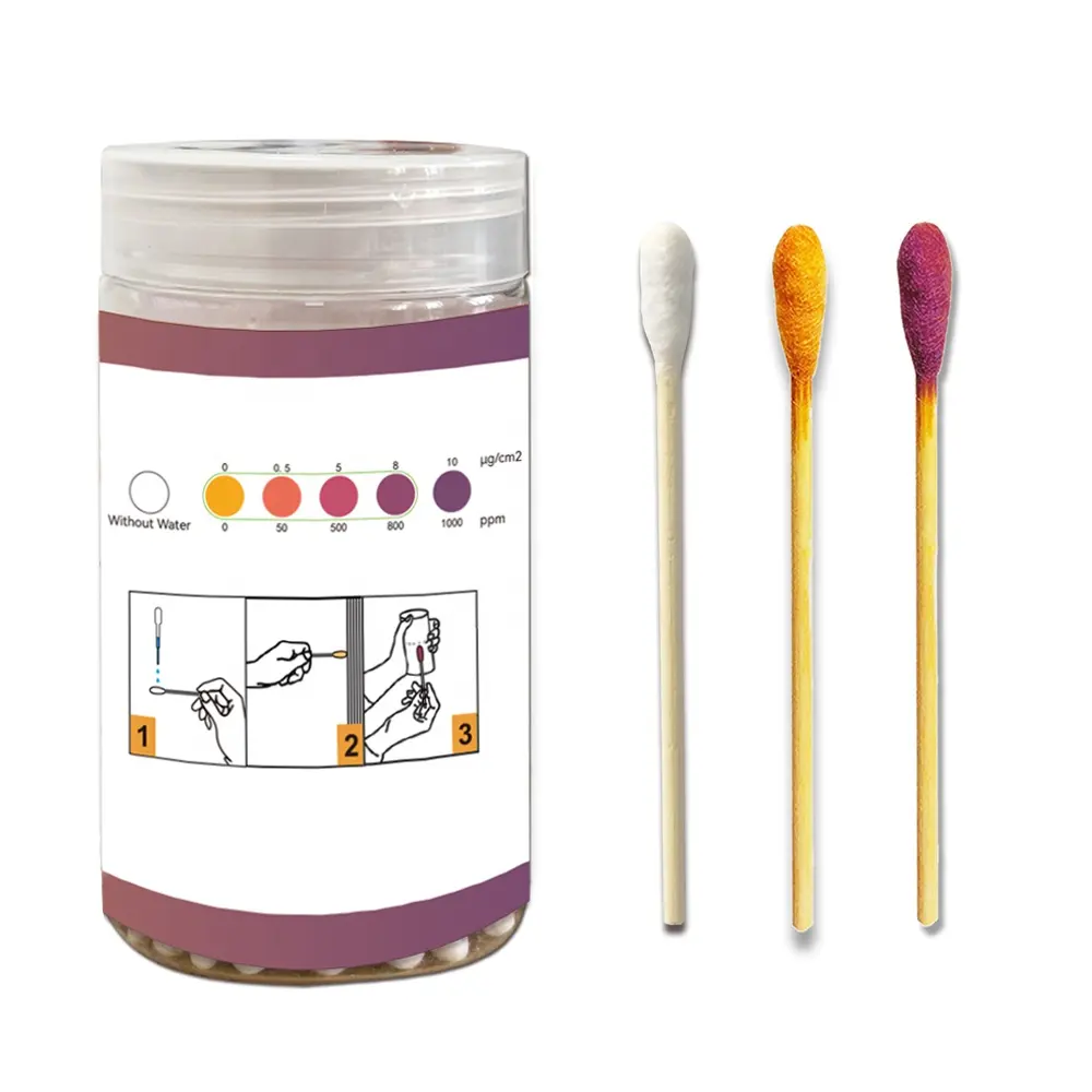 Manufacturer Semi-quantitative lead test swabs testing lead in toy, dishes, wall,paint