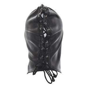 Volwassen Bdsm Training Binding Pu Tease Masker Bondage Hoofddeksel Kappen Seksspeeltjes Podium Rekwisieten Voor Mannen En Vrouwen - Product Image 3