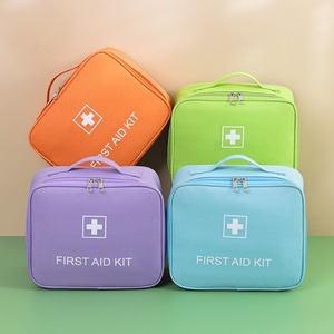 Botiquín médico de Material Oxford impermeable portátil, bolsa de primeros auxilios, bolsa de almacenamiento de medicina para prevención de epidemias de viaje de emergencia - Product Image 2