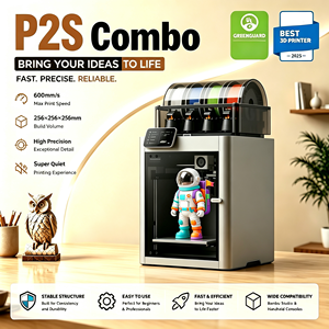 国際版竹製EU/UK P2SコンボFDM 3Dプリンター 大人気卸売価格 送料無料 即納 - Product Image 1