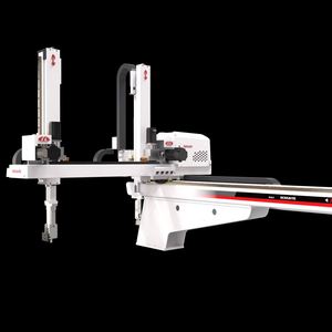 Spécifications techniques de la machine de moulage par injection automatique à bras mécanique servo-électrique à cinq axes BORUNTE BRTR09WDS5P0 - Product Image 1