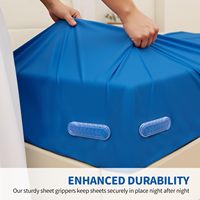 Attaches de drap de lit robustes avec bandes de verrouillage pour coins ouverts, sangles renforcées pour maintenir les draps bien plats et serrés