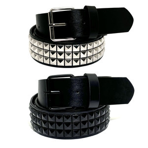 <span class=keywords><strong>Ceinture</strong></span> <span class=keywords><strong>en</strong></span> cuir PU noir classique pour femmes <span class=keywords><strong>en</strong></span> gros, style punk, avec rivets à <span class=keywords><strong>perles</strong></span> carrées, style Y2K, largeur 3,8 cm, boucle <span class=keywords><strong>en</strong></span> alliage - Product Image 6