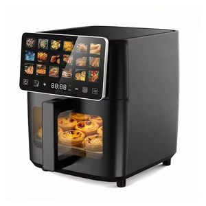 Nuova Friggitrice ad Aria Digitale in Acciaio Inox da 12L, Facile da Usare, con Schermo Touch Elettronico, 1700W, Protezione dal Surriscaldamento - Product Image 1