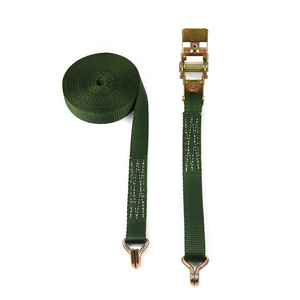Heavy Duty 1 Inch 1 Ton Ratchet Tiedown Strap Double S <strong>Hook</strong> for Moving Boxes Furniture <strong>Van</strong> Load Restraint - Product Image 2
