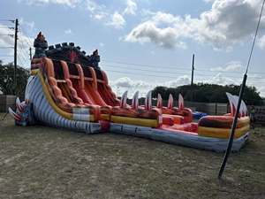 Scivoli d'Acqua a Tre Corsie a Forma di Drago per Parchi Acquatici, Scivolo Gonfiabile per Adulti - Product Image 4