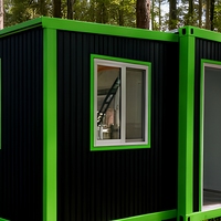 Maison conteneur extensible personnalisée, structure en acier préfabriquée modulaire, maison modulaire en kit pour logement temporaire résidentiel