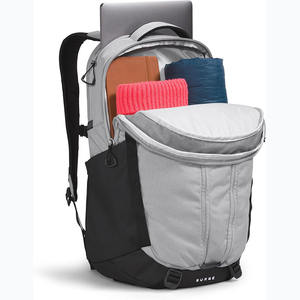 Sac à dos unisexe grande capacité de couleur unie de la marque TNF pour les lycéens, fermeture éclair, sac élégant et tendance, utilisation en extérieur - Product Image 6