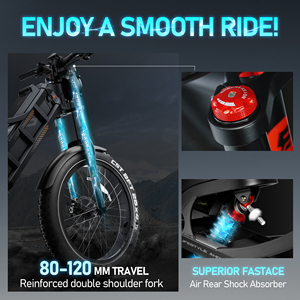 Eahora Romeo Pro 1600W Vélo Électrique Rétro E-MTB Haute Performance Lithium Vélos Électriques Dirt Bike Mtb - Product Image 4