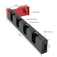 Station de charge pour manette de jeu IPega PG-9186, support de charge, station de charge, support de console de jeu avec indicateur