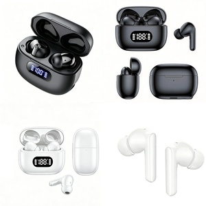 Melhores Fones de Ouvido Sem Fio Mini Ergonômicos Intra-auriculares Confortáveis com Display LED de Bateria e Estojo Digital para Todos os Smartphones, Esportes e Academia - Product Image 1