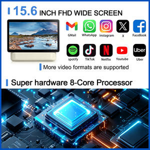 จอภาพติดพนักพิงศีรษะในรถยนต์ระบบแอนดรอยด์แบบหมุนได้ขนาด 15.6 นิ้ว รุ่นใหม่ สำหรับรถยนต์โตโยต้าแลนด์ครุยเซอร์ LC300 เครื่องเล่นมัลติมีเดียเพื่อความบันเทิงสำหรับเบาะหลัง - Product Image 3