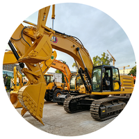 Meilleur prix pour une excavatrice Cat 345 d'occasion de 45 tonnes à vendre avec cabine, garantie d'un an, pour travaux en carrière, en stock, vente flash