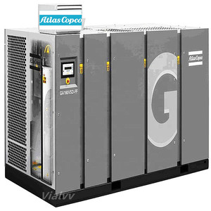 Compresor de aire de tornillo Atlas Copco GA Serie G FF VSD de 90KW-315KW, compresor de aire industrial para minería, construcción y fabricación. - Product Image 2