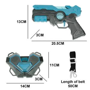Set Mainan Pistol Laser dan Rompi Laser Tag Yicheng 2022, Infrared Jarak Jauh, Hijau, untuk Latihan Menembak, untuk Anak-Anak - Product Image 5
