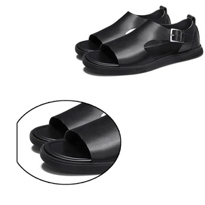 รองเท้าแตะหนังแท้ ระบายอากาศ สไตล์ลำลอง แฟชั่นฤดูร้อน รุ่นใหม่ สำหรับผู้ชาย - Product Image 5