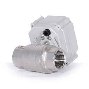 DN20 NSF61 contrôleur d'eau minuterie jardin en acier inoxydable moteur électrique vanne à bille tonheflow 24v - Product Image 3