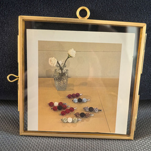 Horloge <span class=keywords><strong>photo</strong></span> murale de Noël en verre double face dorée, thème fée de l'<span class=keywords><strong>amour</strong></span>, Feng Shui, petite taille, vente en gros - Product Image 4
