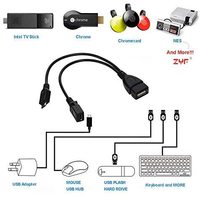 Magelei Kabel OTG, Kawat dengan Pengisi Daya Mikro USB 2 Dalam 1 20CM untuk Ponsel Android Tablet Dll