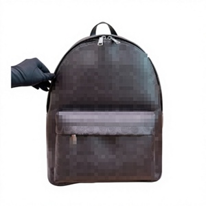 Timeless Signature Pattern Leather Backpack Multi Pocket <b>Large</b> Space Outdoor Vacation Leisure <b>Rucksack</b> - Product Image 2