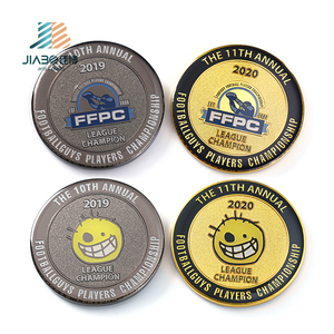Pièce de monnaie personnalisée en métal émail doux époxy Offre Spéciale, <span class=keywords><strong>Direct</strong></span> d'usine Rugby Football League Champion Challenge pièce Souvenir - Product Image 1