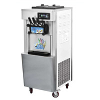Goedkope Prijs Maquina De Barquillas Ijs Machine Commerciële 25 Liter Automatische Drie Smaak Softijs Machine