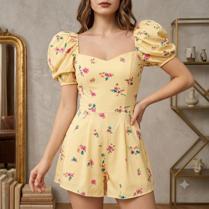 Mono para Mujer, Corte Regular, Ropa Deportiva de Verano, Cómodo, Manga Corta, Ropa Urbana Sostenible para Exportación, Vietnam - Product Image 1