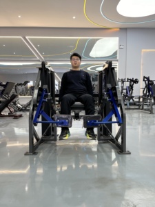 Complete Set of Strength Training Fitness Equipment Including Chest Press Rowing and <b>Leg</b> Press Training Commercial Gym Equipment - Product Image 6