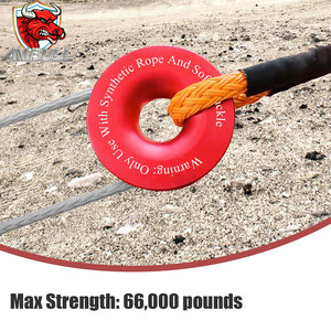 एएमएल ऑटो ट्रेलर पार्ट्स 4x4 ऑफ रोड एवी/ऑव एल्यूमीनियम वांच राउंड winch हुक रिंग स्नैच रिंग रिंग रिकवरी रिंग रिंग रिंग - Product Image 4