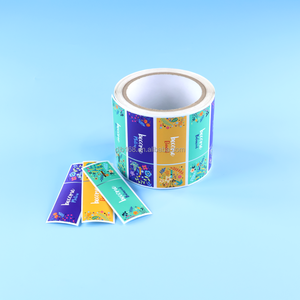 สติกเกอร์กาวสำหรับผลิตภัณฑ์อาบน้ำ/ดูแลผิวกาย พิมพ์โลโก้ตามสั่ง คุณภาพสูง หรูหรา กันน้ำ กันน้ำมัน ผิวมัน/ด้าน ขนาดตามสั่ง - Product Image 1