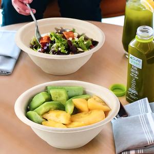 Approvisionnement d'usine Étanche Écologique Biodégradable Canne À Sucre Bagasse Micro-ondes Grands Bols 350ml - Product Image 5