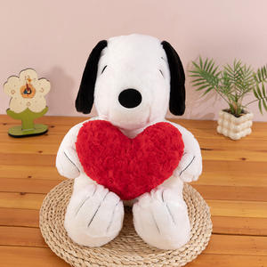 Boneka Anjing Promosi Litter Dog, Hadiah Valentine Natal, Boneka Anjing Kartun, Boneka Anjing Putih Kecil Peluk Hati, Hadiah Mainan Boneka Plush - Product Image 6