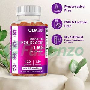 Gomitas de Ácido Fólico Oem 1000mcg, Vitamina B9 Prenatal Esencial, Suplemento Vegano, 60 Unidades, Apoya <span class=keywords><strong>el</strong></span> Crecimiento y <span class=keywords><strong>Desarrollo</strong></span> <span class=keywords><strong>del</strong></span> Bebé para la Madre - Product Image 2