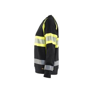 BLAKLADER - 340911589933L Sudadera Hi-Vis para Mujer Negro/Amarillo-EAN 7330509856321 ROPA DE TRABAJO DE LA HI-VIS - Product Image 5