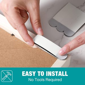 Hebilla adhesiva móvil de doble cara, marco de <span class=keywords><strong>pared</strong></span> estirable que no daña, pegatina de pintura colgante, fijación <span class=keywords><strong>sin</strong></span> clavos <span class=keywords><strong>sin</strong></span> <span class=keywords><strong>marcas</strong></span> - Product Image 2