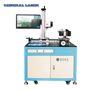 อุปกรณ์หมุนหนักยี่ห้อ Big Laser สำหรับเครื่องมาร์กกิ้งไฟเบอร์เลเซอร์  แบบจานหมุน แหวนหน้าแปลน กระบอกสูบ ล้อหมุน เครื่องแกะสลักเลเซอร์แบบโรตารี่ - Product Image 2