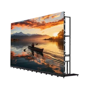 จอแสดงผล LED สีเต็มรูปแบบแบบติดตั้งภายในอาคาร ขอบจอแคบพิเศษ สำหรับโฆษณาแบบวิดีโอแอนิเมชั่นบนผนังดิจิทัลเชิงพาณิชย์ เหมาะสำหรับห้างสรรพสินค้า - Product Image 1