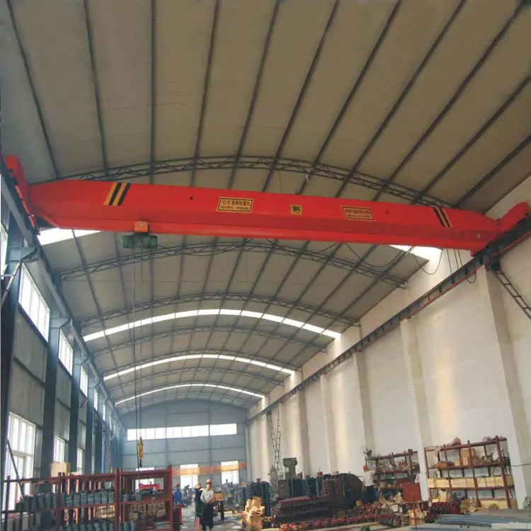 Factory Easy Operation 15 ton Single Girder Electric Hoist Bridge Crane